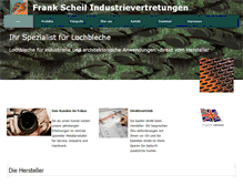 Tablet Screenshot of frankscheil.de